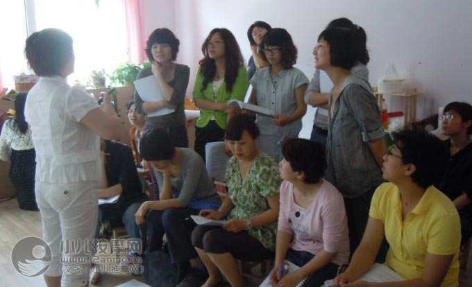 北京小儿推拿培训妈妈班现场照片